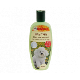 Shampun` Pchelodar gigienich. s matochny`m molochkom dlya dlinnosherstny`kh sobak 250 ml