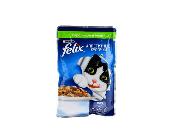 Purina felix   dlya kotyat appetitny`e kusochki 85 gr